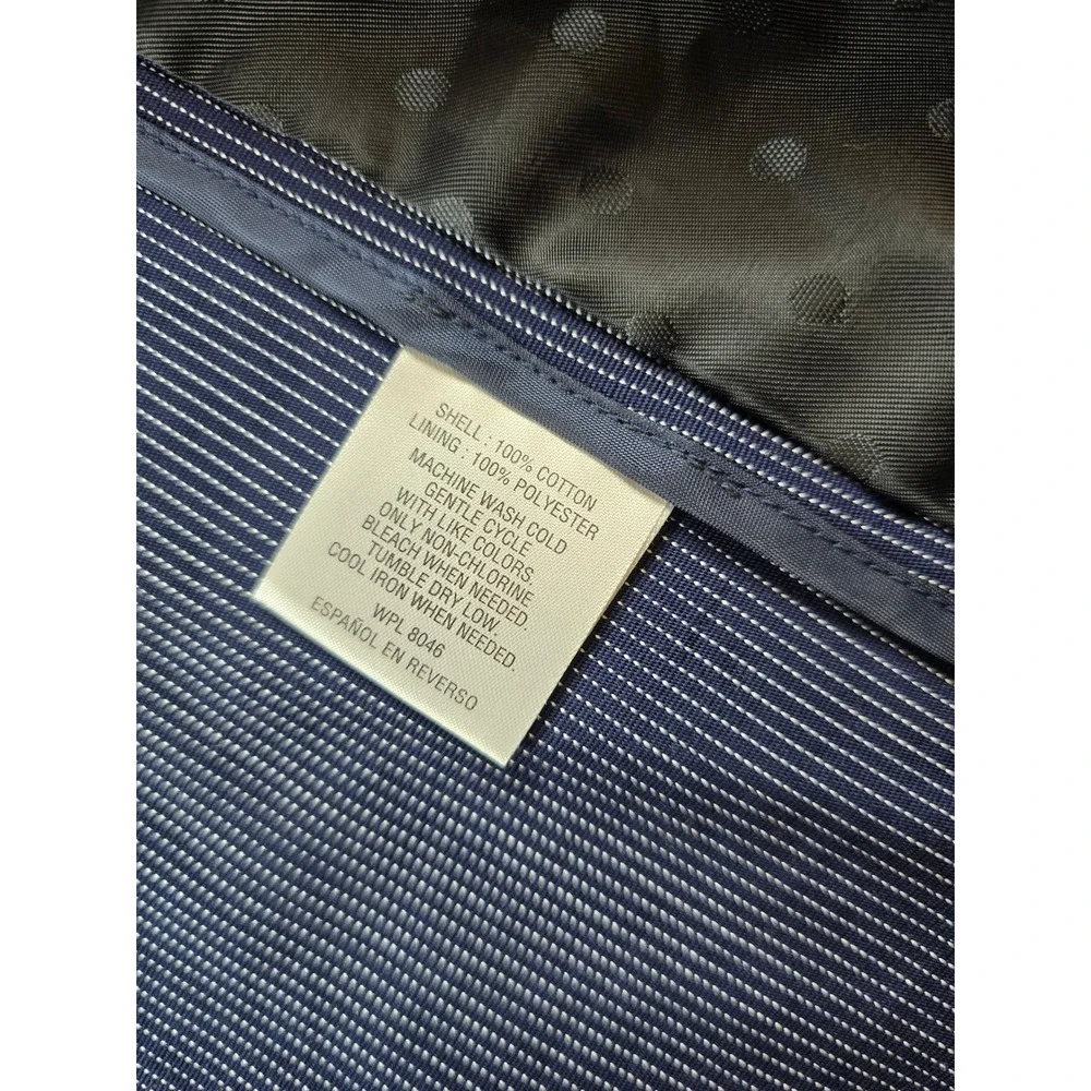 INC Cotton Pinstripe Blazer Mens 2XL Blue Sport Coat International Concepts
